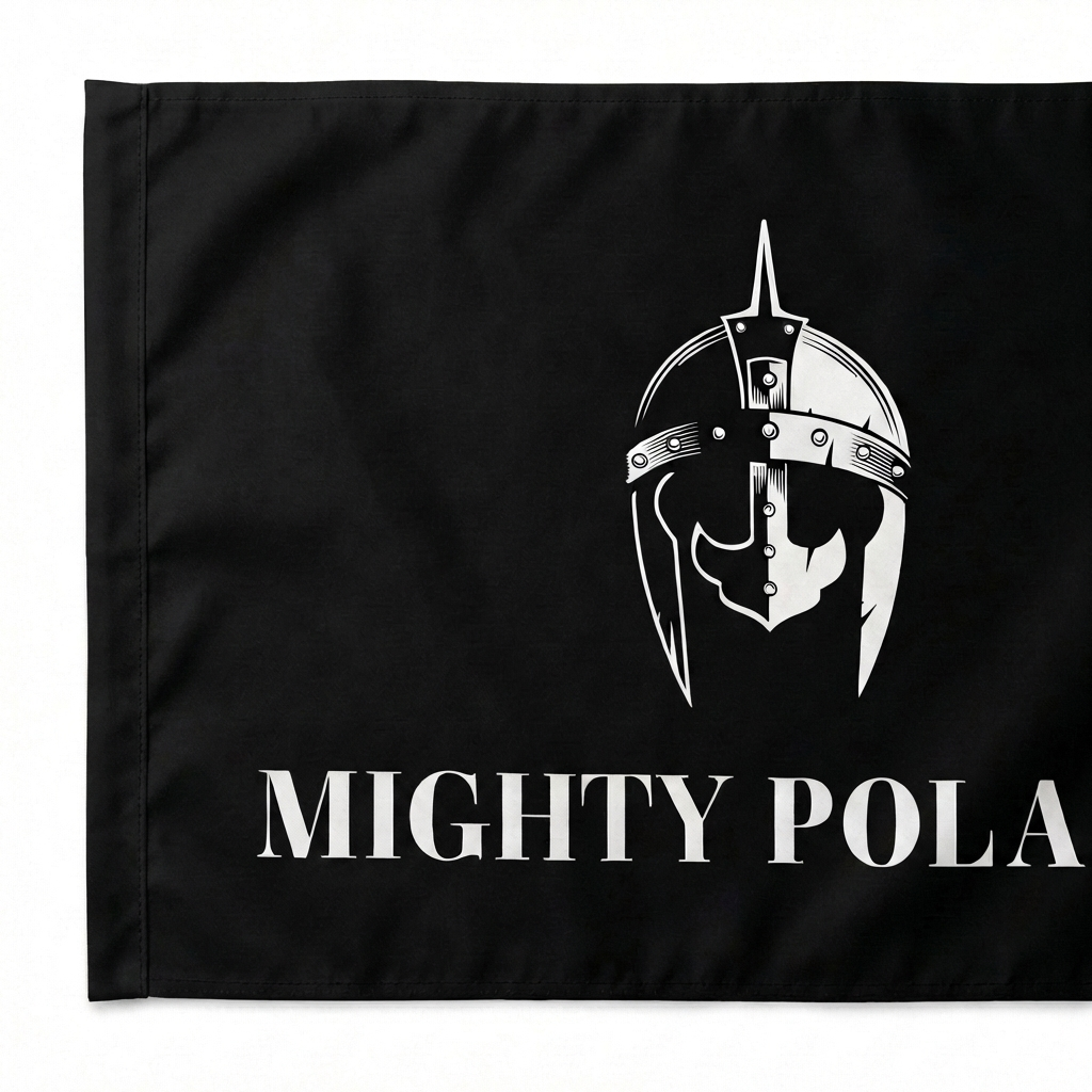 Drapeau noir Puissante Pologne