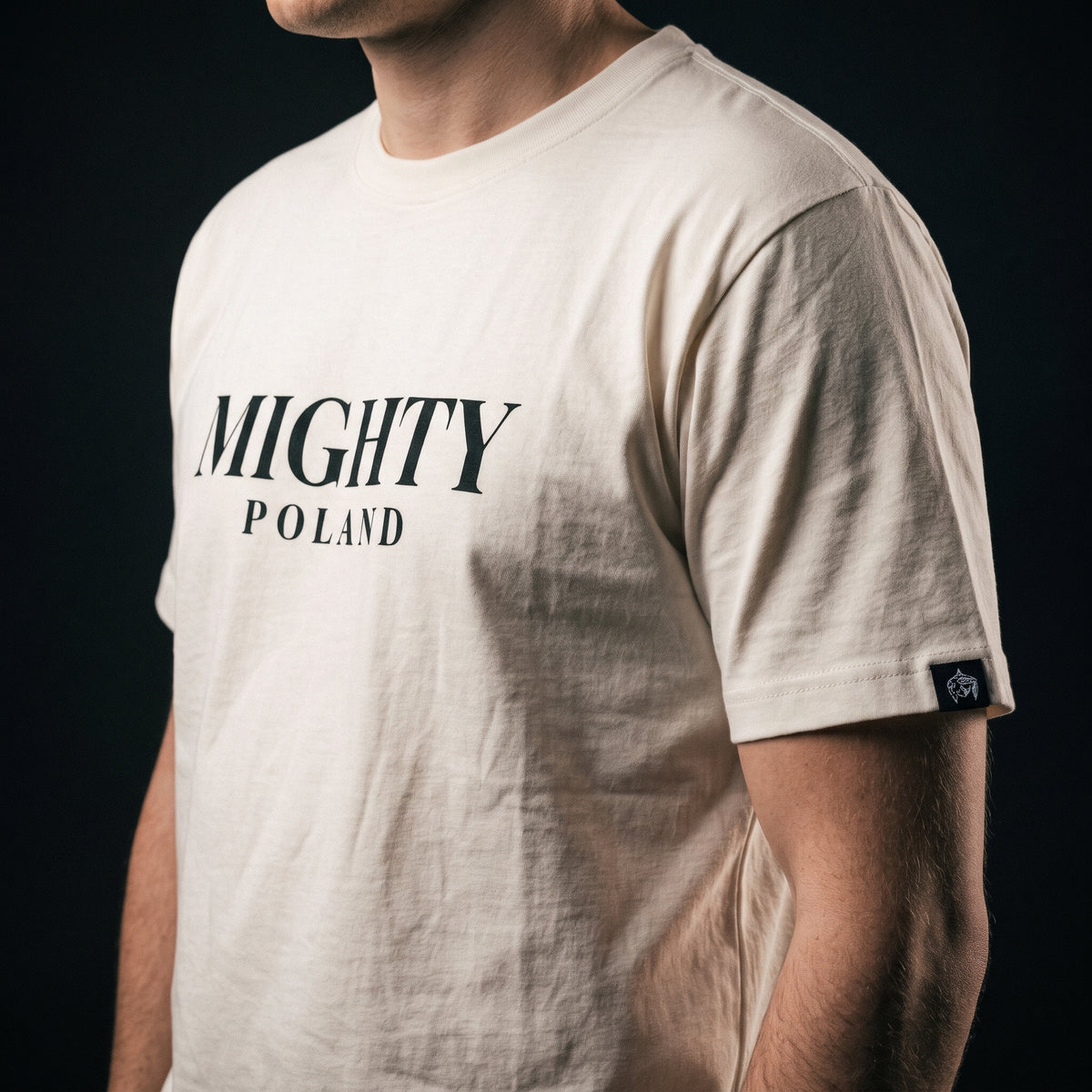 Weißes T-Shirt Mighty Poland v2