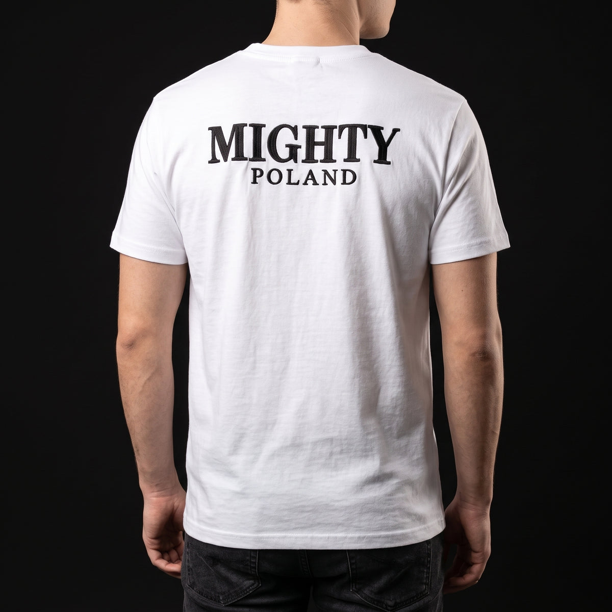 T-shirt blanc Mighty Poland
