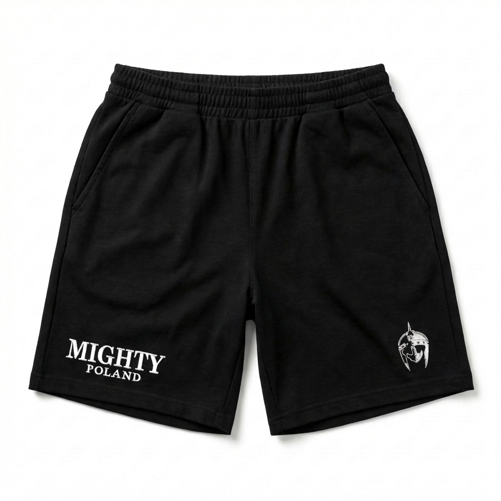 Czarne szorty Mighty Poland