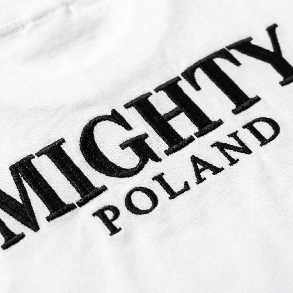 T-shirt blanc Mighty Poland